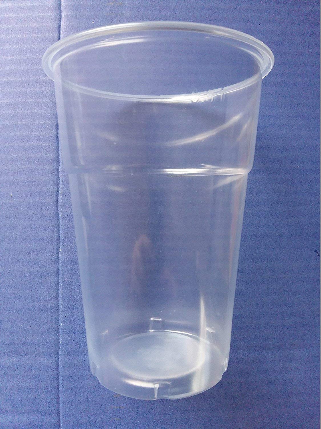 Clear Plastic Disposable Pint Tumbler Glass 100pk