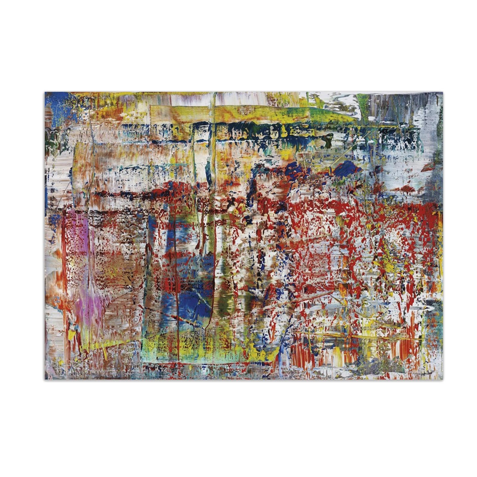 Tableau sur toile abstrait Sans titre 4 impression 30x45cm