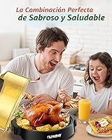 Vista 5 de Freidora de Aire Nuwave Oven Pro Plus, Encimera Infrarroja, Convección Avanzada 2025, Sin Descongelación ni Precalentamiento, Cocina Alimentos Negro