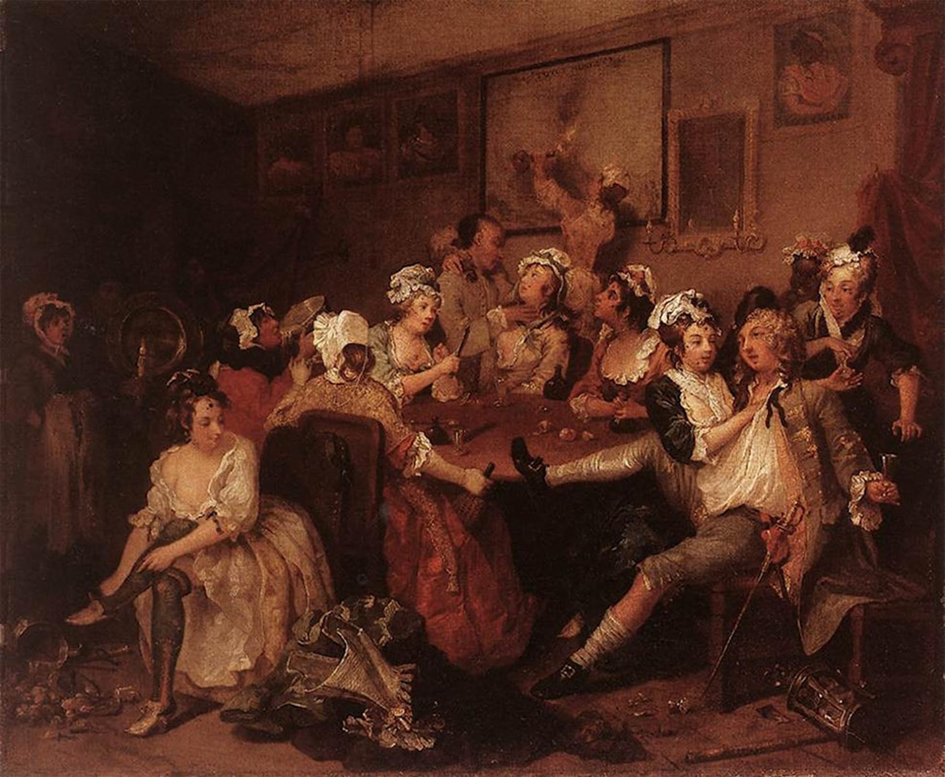 Affiche impression William Hogarth tableau pour salon 60x90 - 5