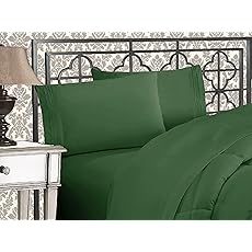 Elegant Comfort Luxury Softest and Coziest 6-Piece Bed Sheet Set, Wrinkle Resistant Milano Trellis Pattern-1500 Thread Count Egyptian Quality Microfiber Bedding Set, California King, Black