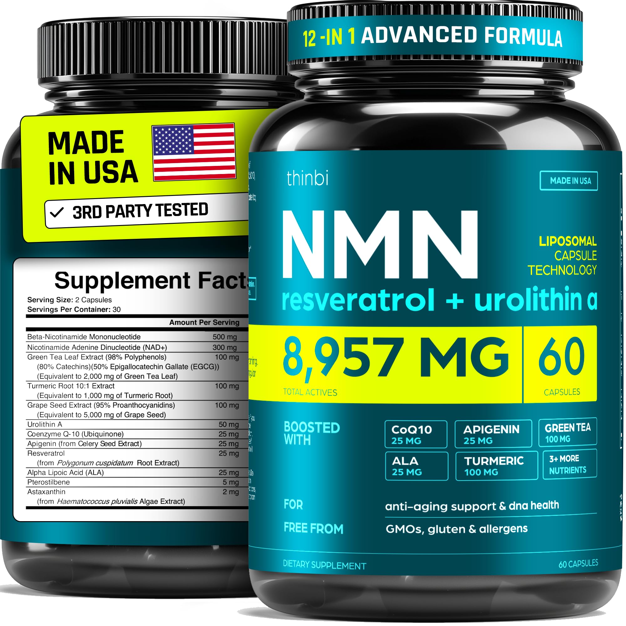 その他 NMN PEPFECT SUPPLEMENT Amazon.com: NMN Supplement 600 mg/Capsule Once Daily | 99% Pure