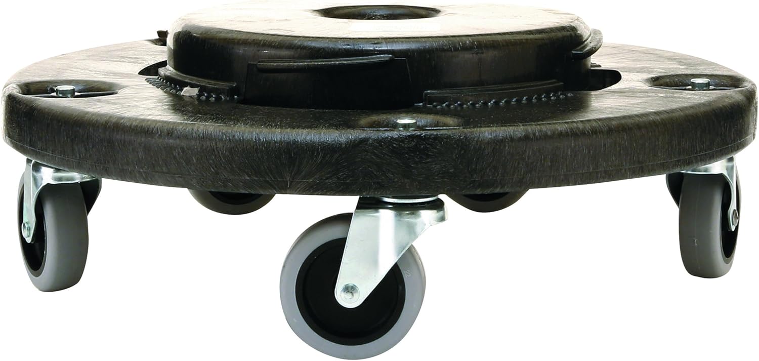 Black Friday 🔥 Rubbermaid Commercial Products Brute Trash Can Dolly with Wheels, Black, Transports 20, 32, 44 and 55G Brute Containers 🔥 Hot Deals Rubbermaid Commercial Products Brute Trash Can Dolly with Wheels, Black, Transports 20, 32, 44 and 55G Brute Containers