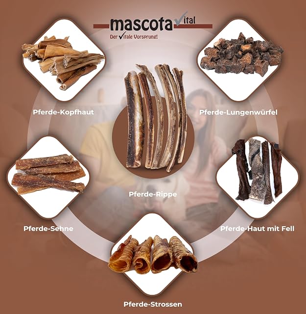 Foto 6 de 7 de mascota vital - Costillas de caballo de 200 g, 100% caballo, secado suave, adecuado para perros sensibles…