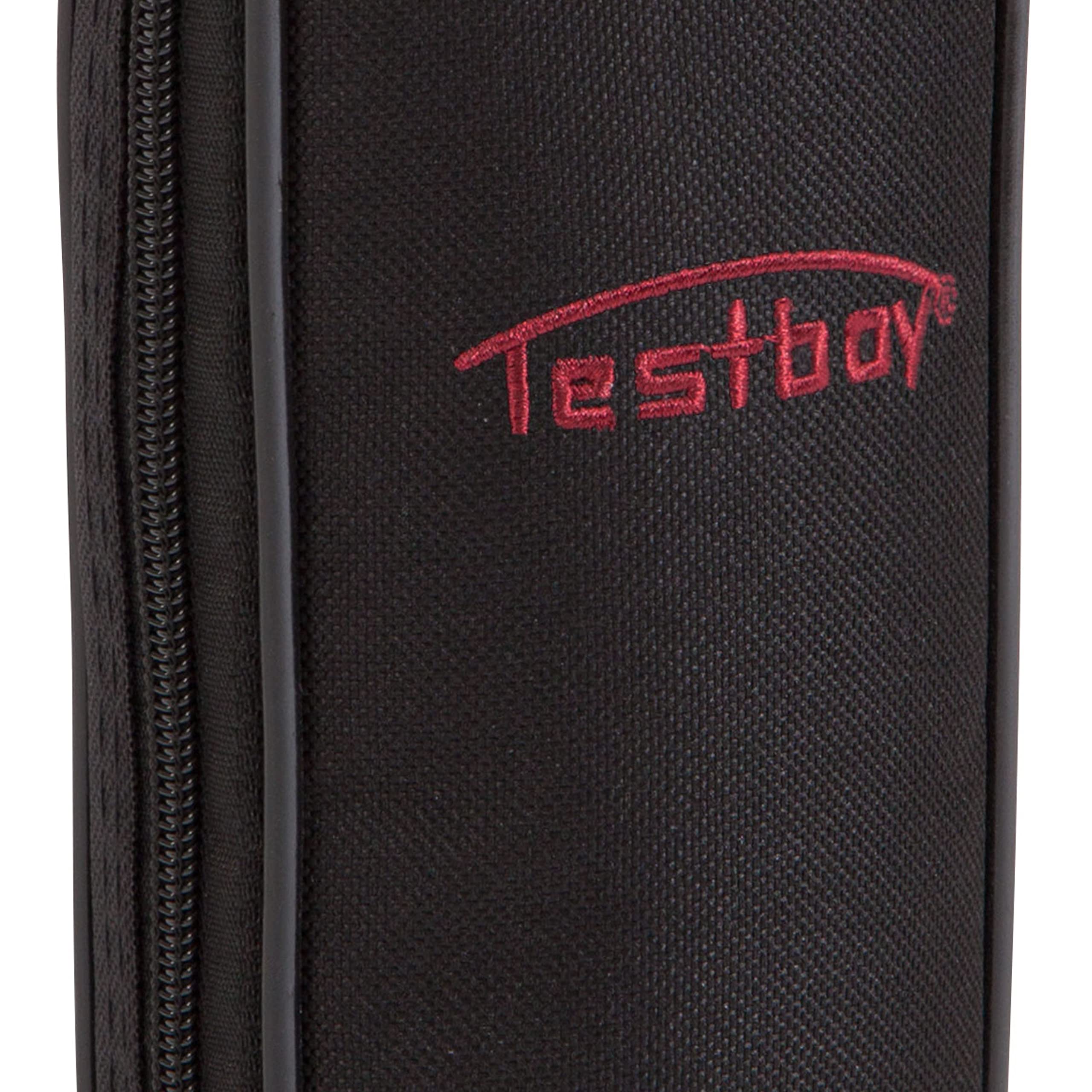 Testboy tas voor tweepolige spanningstester met Profi III LED en LCD, gereedschapstas (gereedschapstas van hoogwaardig materiaal, werkplaatstoebehoren met veel bergruimte, gereedschapsopslag