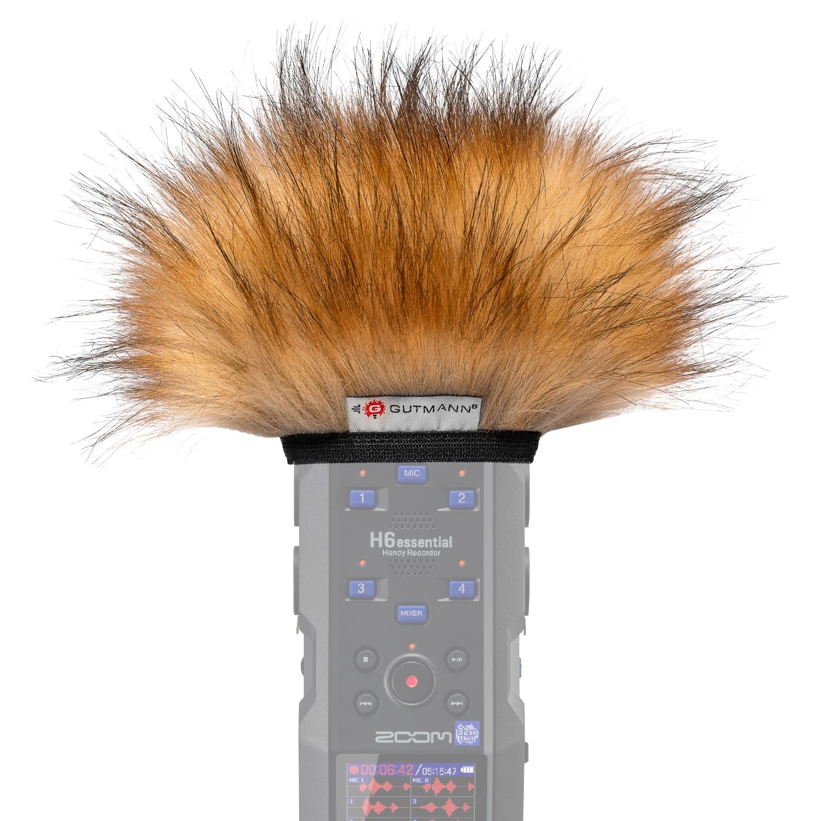 Bonnette ZOOM H6essential Gutmann anti-bruit de vent avec doublure FOX