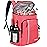 FORICH Backpack Cooler Leakproof Insulated Waterproof Backpack Cooler Bag, Lightweight Soft Beach Cooler Backpack for Men Women to Work Picnics Camping Hiking, 30 Cans (Watermelon Red)