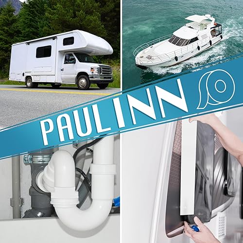 Miniatura 6 de Cinta selladora de techo para caravana, cinta de reparación de techos blanca natural, 4 x 50 pies, cinta de sellado de techo resistente a los rayos