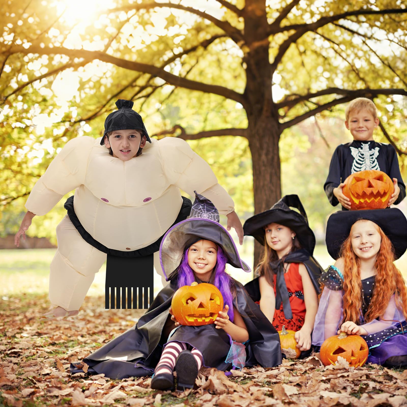 Nadmuchiwany kostium sumo, kostium zapaśnika, kostiumy dla dorosłych, dzieci, zabawny kombinezon na całe ciało, wysadzany na Halloween, imprezę, gruby garnitur