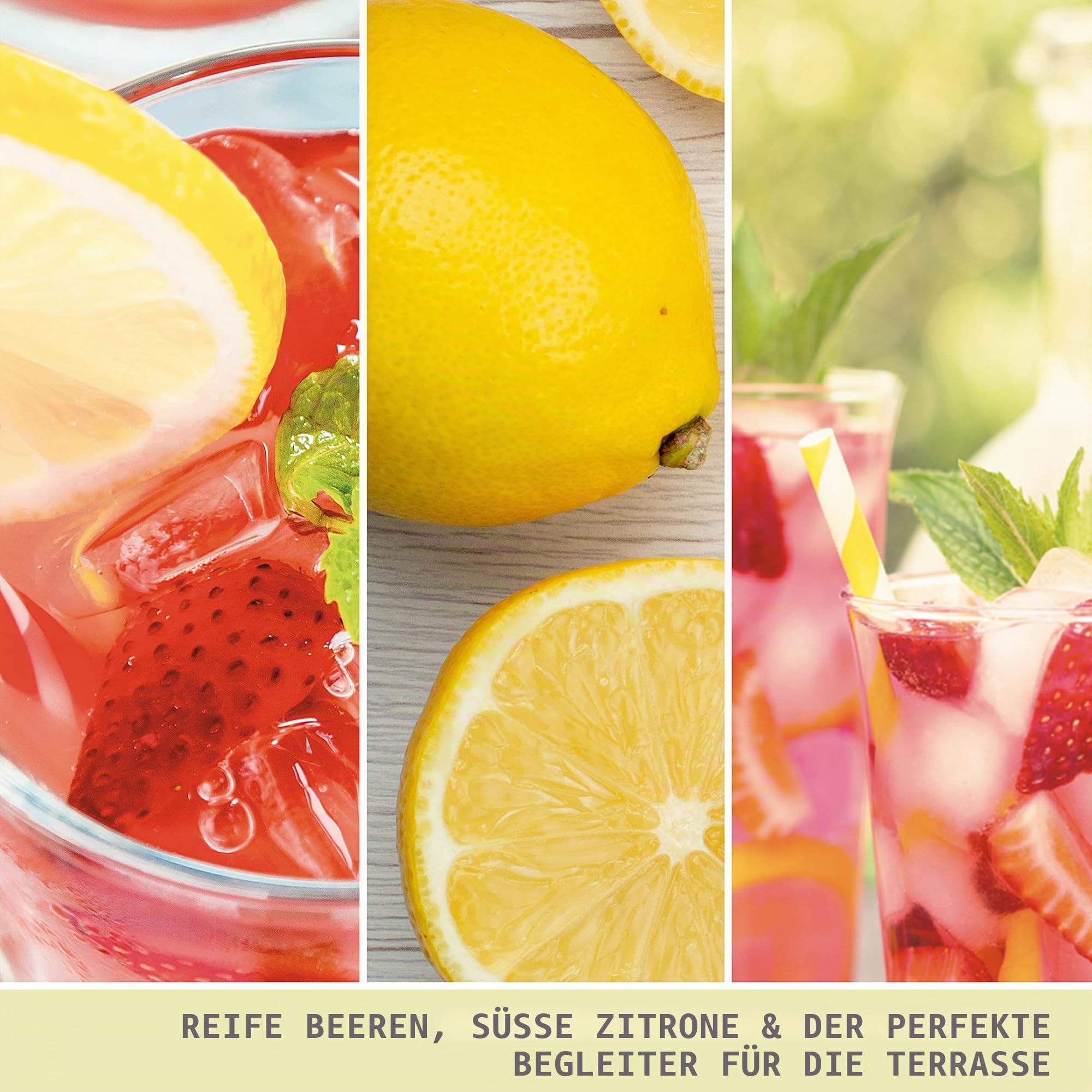 Yankee Candle Signature Duftkerze | große Tumbler-Kerze mit langer Brenndauer „Iced Berry Lemonade“ | Soja-Wachs-Mix | Perfekte Geschenke für Frauen