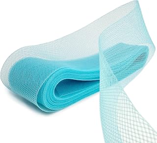 2" Inch Wide Soft Horsehair Braid Sold by The Roll / 22 Yards (Aqua Blue)