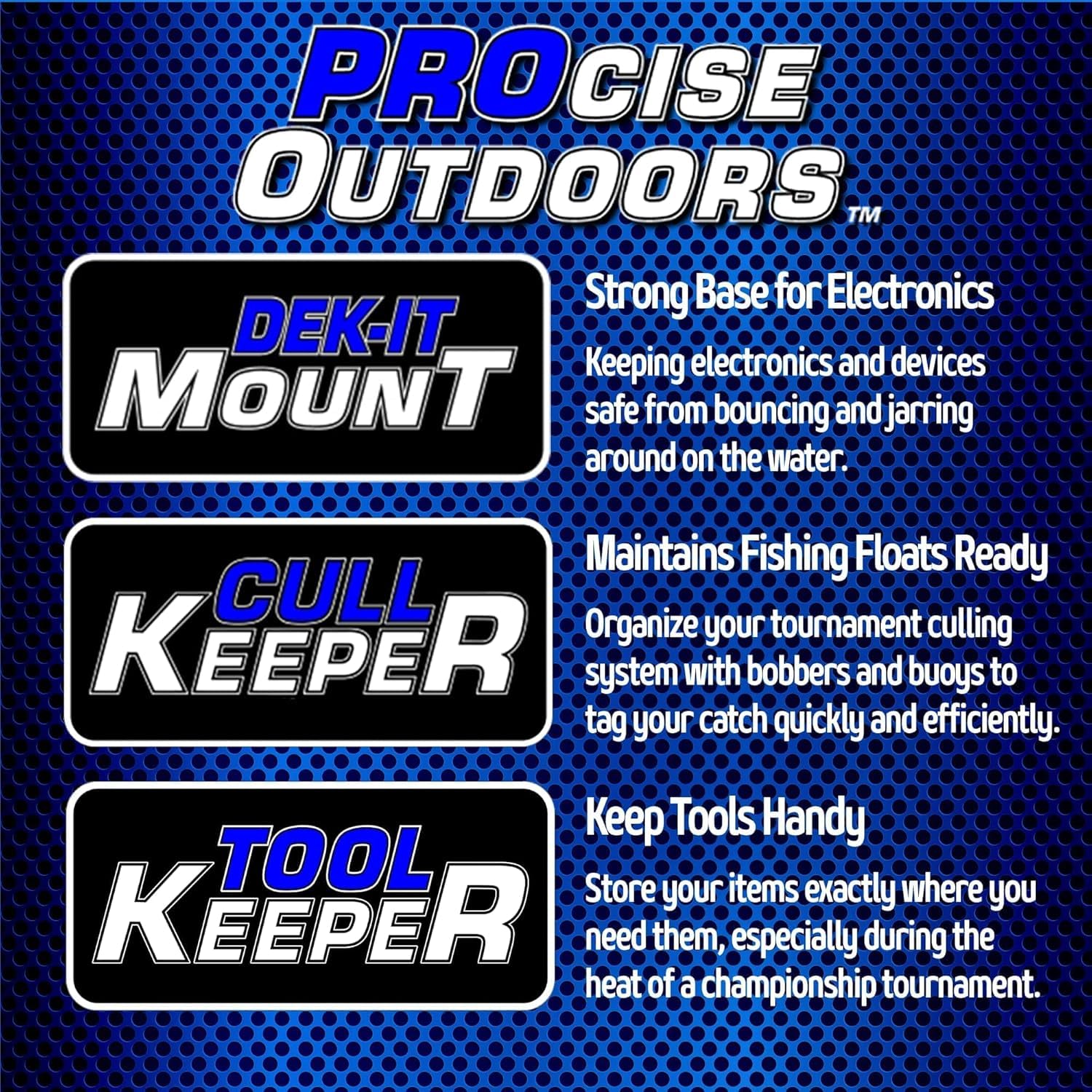 Amazon.com: PROcise Outdoors DEK-it HD Dash Plate for Boat Ranger