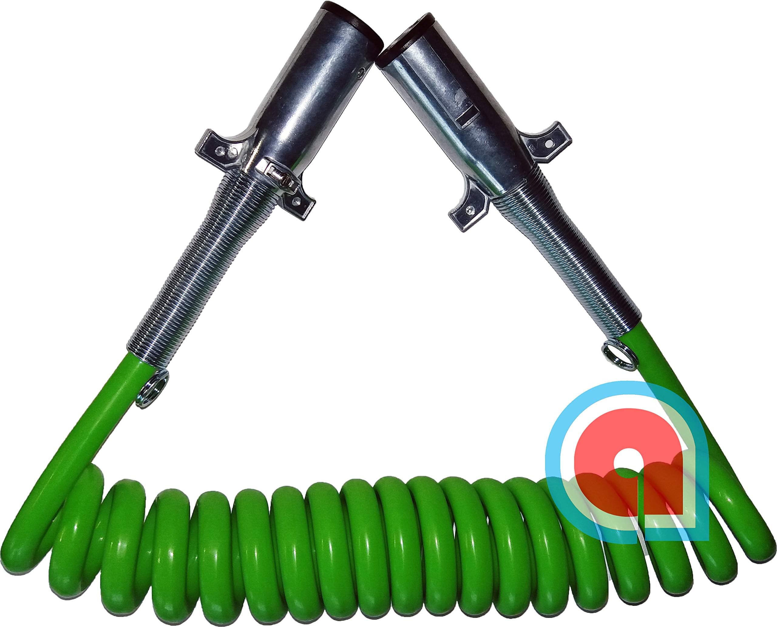 alpar ABS Trailer Cable, Coil, Green, 15' 4x12, 2x10 & 1x8 Gauge Ref: 15-630, 30-4620