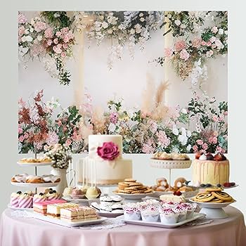 ウェディング フォトブース ピンクフラワー フラワードレスNO.34 | ウェディングドレス