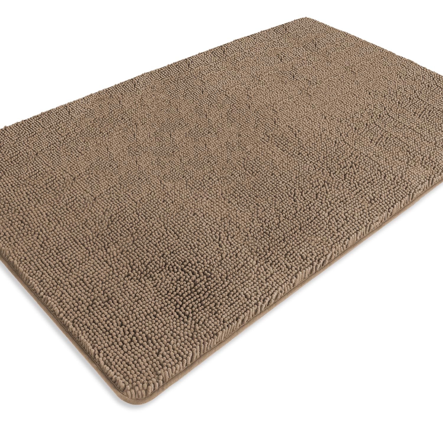 PureSwan Bathroom Runner Rug 36 x 60 Inch – Extra Large Long Bath Mat | Absorbent and Washable Thick Chenille Bath Rug Non-Slip Runner Rug for Bathroom, Shower, Sink(Taupe) — image 1