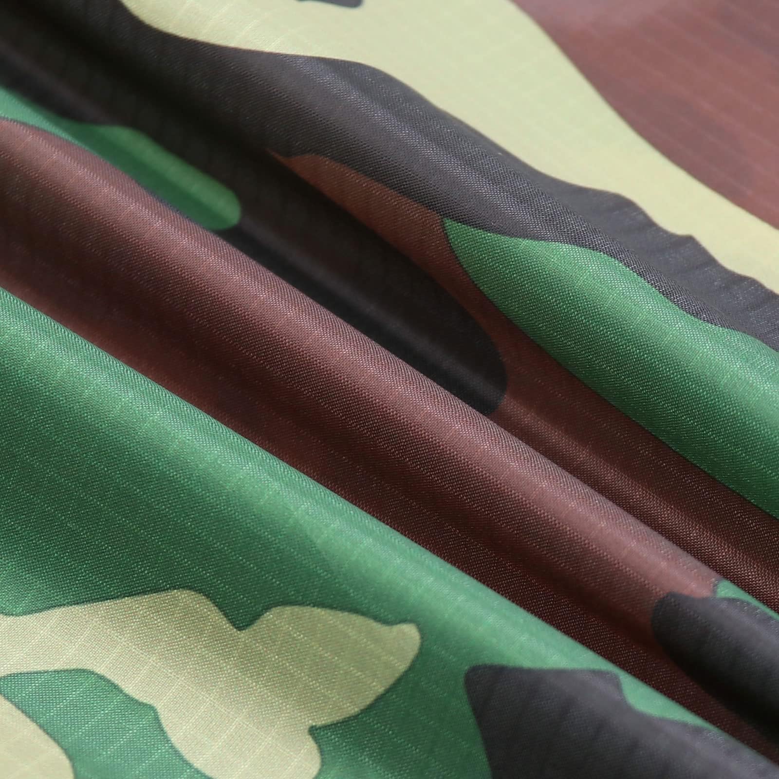 9KM DWLIFE 40D Ripstop Waterproof Camouflage Nylon Fabric 10M(1000cm x 150cm), PU Coating Tear Resistant for Outdoor Car Seat Cover,Sewing Material for Crafts (Camouflage A) โ image 1