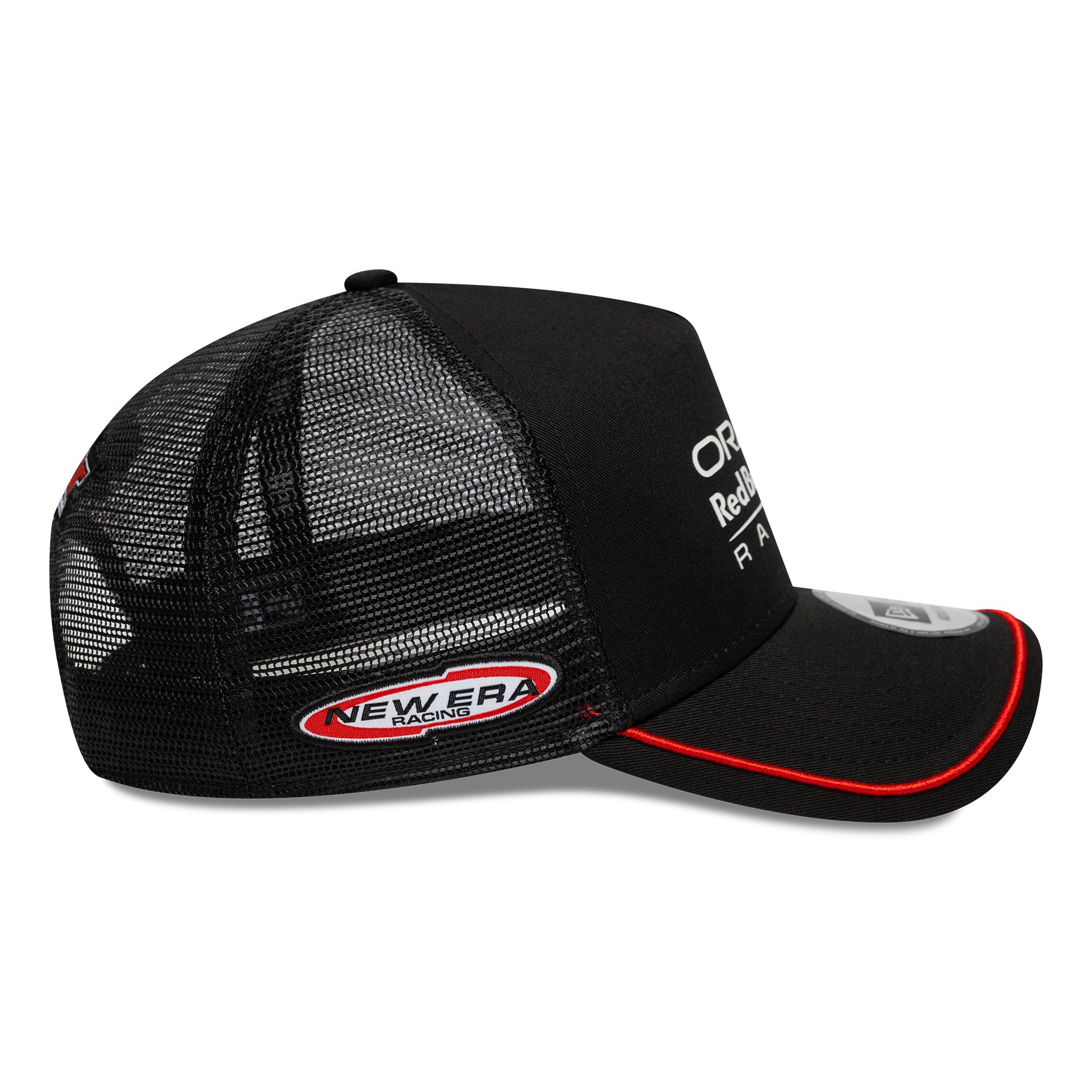New Era Gorra de béisbol 9Forty Trucker Patch Red Bull F1 Racing para adultos, color negro