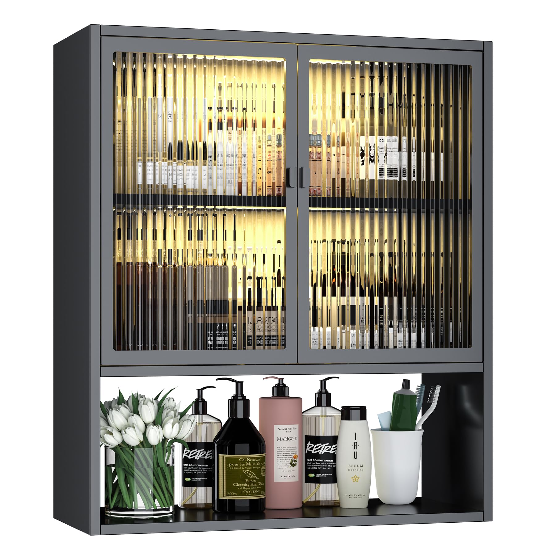 Amazon.com: METALREAD Bathroom Wall Cabinet,Metal Medicine Cabinet with ...