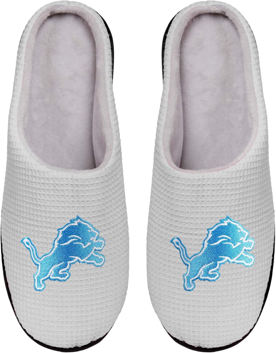 FOCO Men's NFL Team Logo Memory Foam Slide Slippers