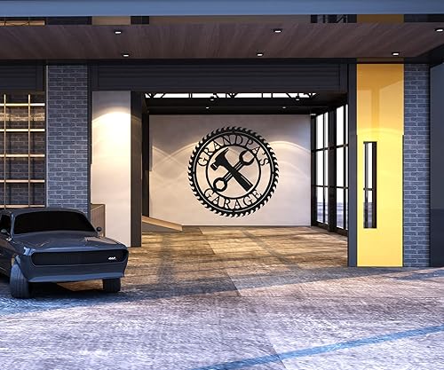 Miniatura 2 de Letreros de garaje para hombres, decoración de garaje, letrero de taller personalizado para el hogar, tienda de casa, decoración de cueva, regalo