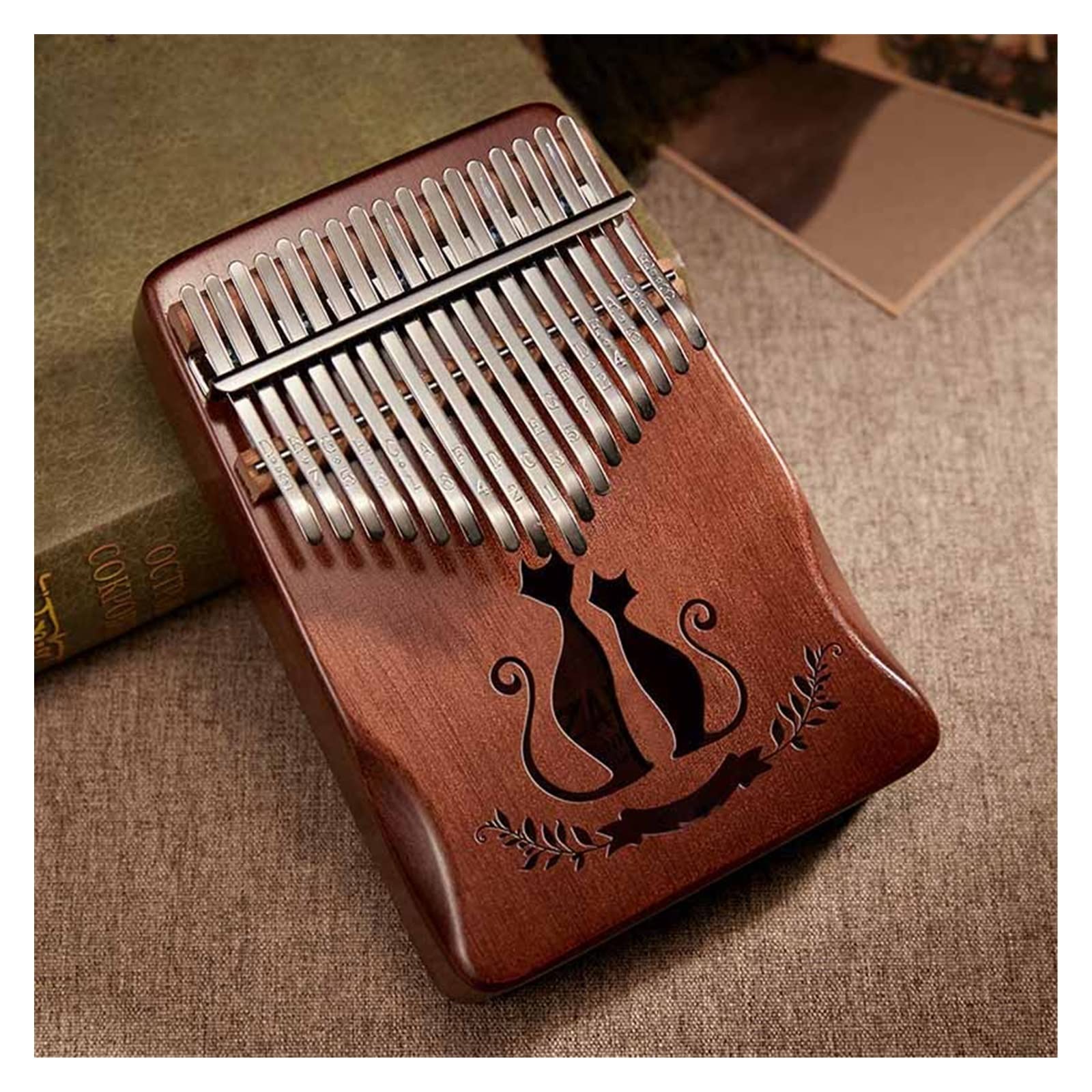 alumno Kalimba 17 Teclas Kalimba Thumb Piano Instrumentos Musicales (Color : 08)