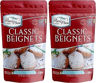 Mom's Place Gluten-Free Classic Beignet Mix, Easy to Make, Nut Free, Dairy Free & Soy Free, 12 Servings, 12.4 oz. (Pack of 2)