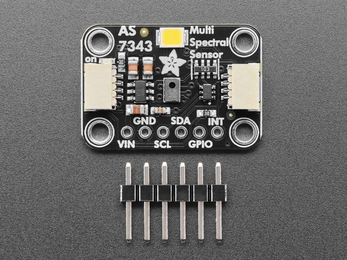 Adafruit AS7343 Module Breakout Capteur de Lumière/Couleur 14 Canaux - STEMMA QT/Qwiic, 6477