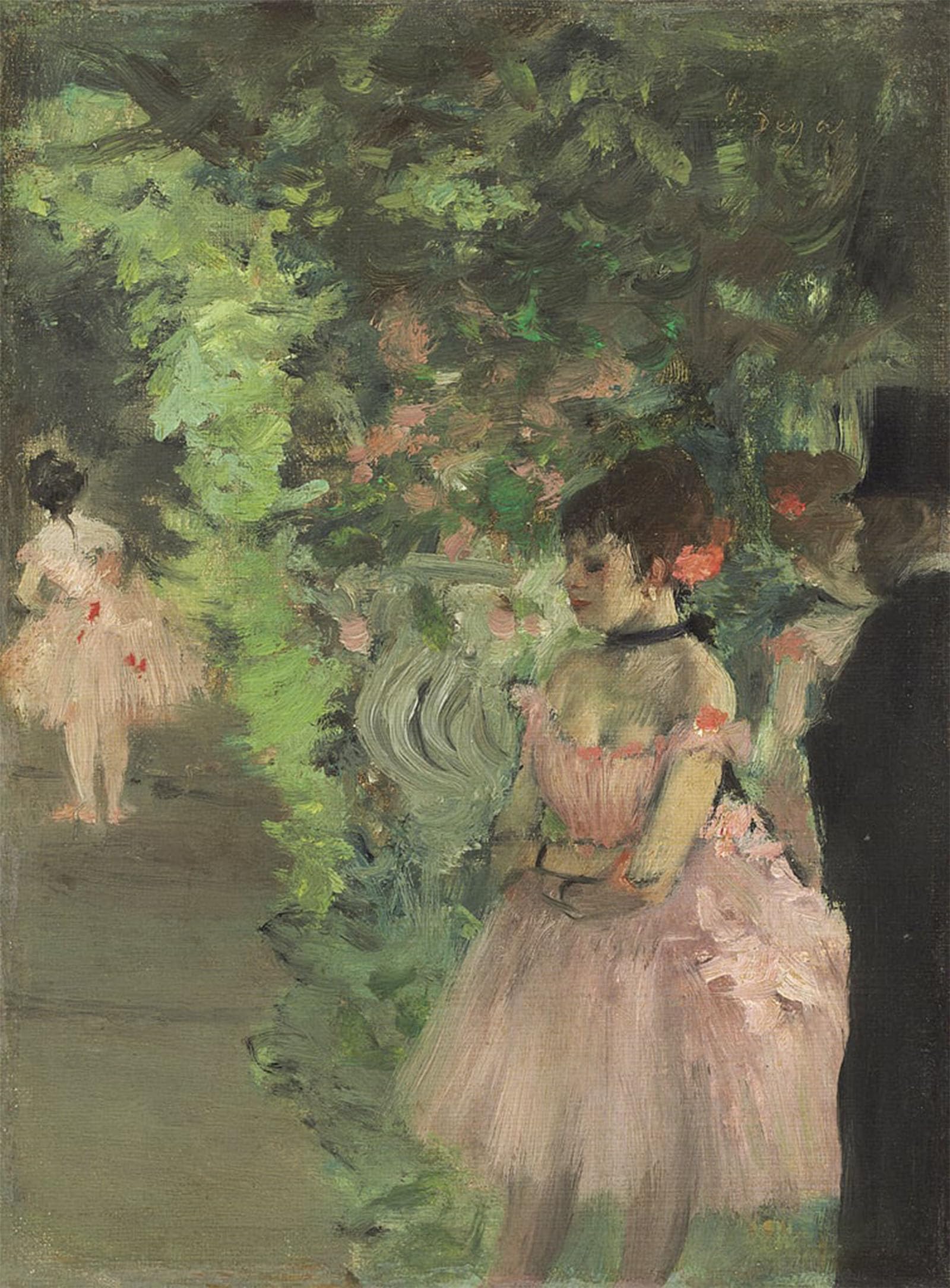 Affiche Edgar Degas danseurs backstage pour déco bureau et salon 60x90