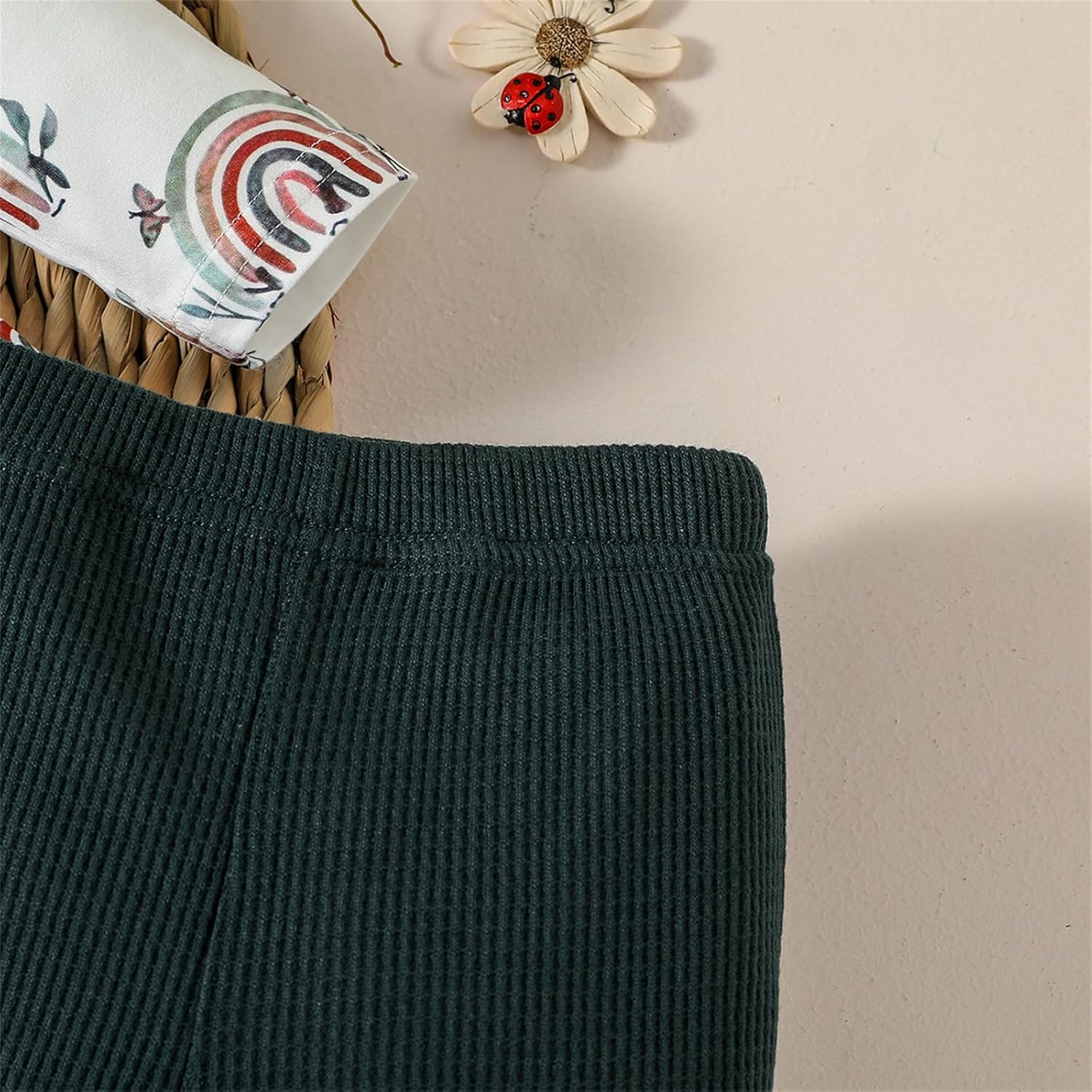 Miniatura 6 de PATPAT Conjunto de ropa de bebé niña de manga larga para otoño, conjunto de tops y pantalones para niños pequeños