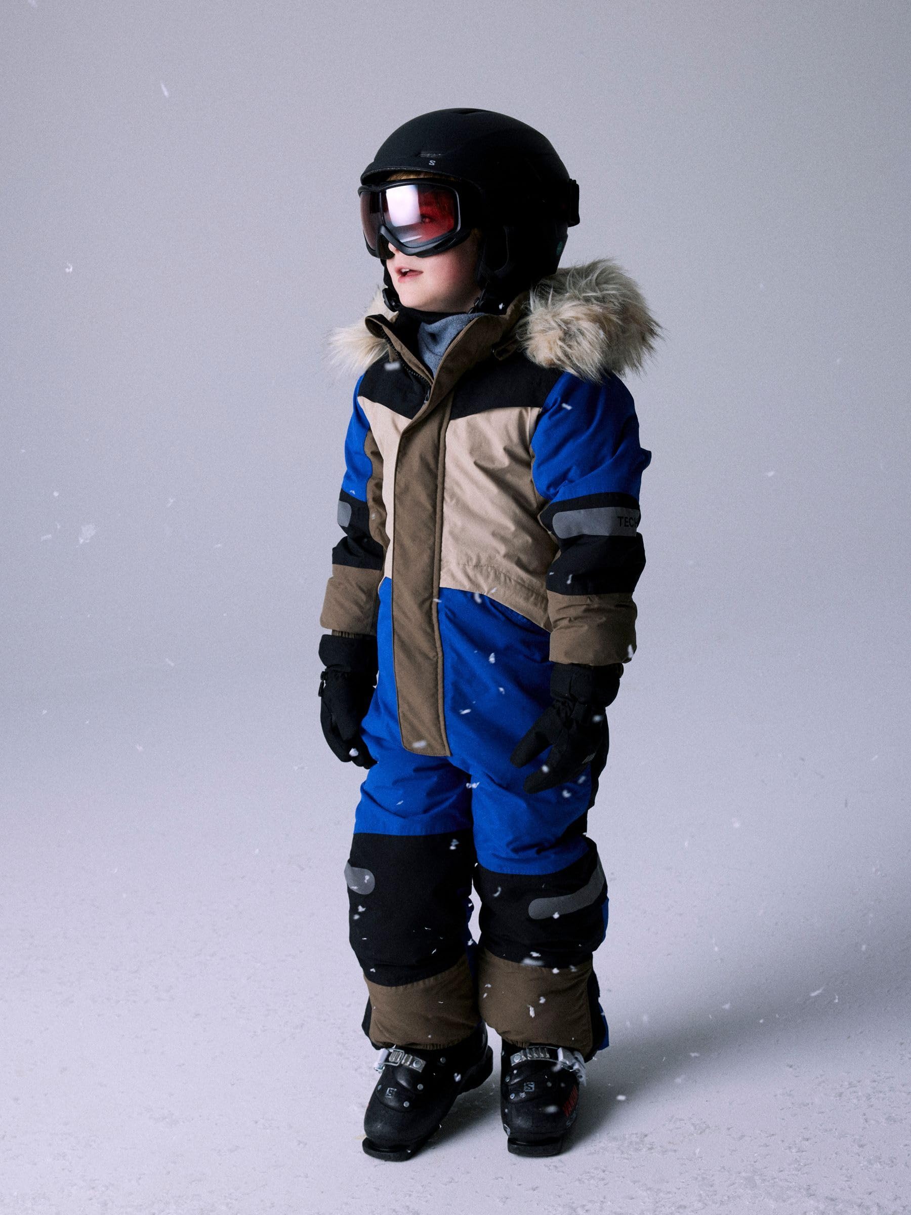 NAME IT Nmnstorm12 Ski Suit Block FO Nmnstorm12 - Tuta da Sci Block FO Unisex - Bambini e Ragazzi (Pacco da 1)