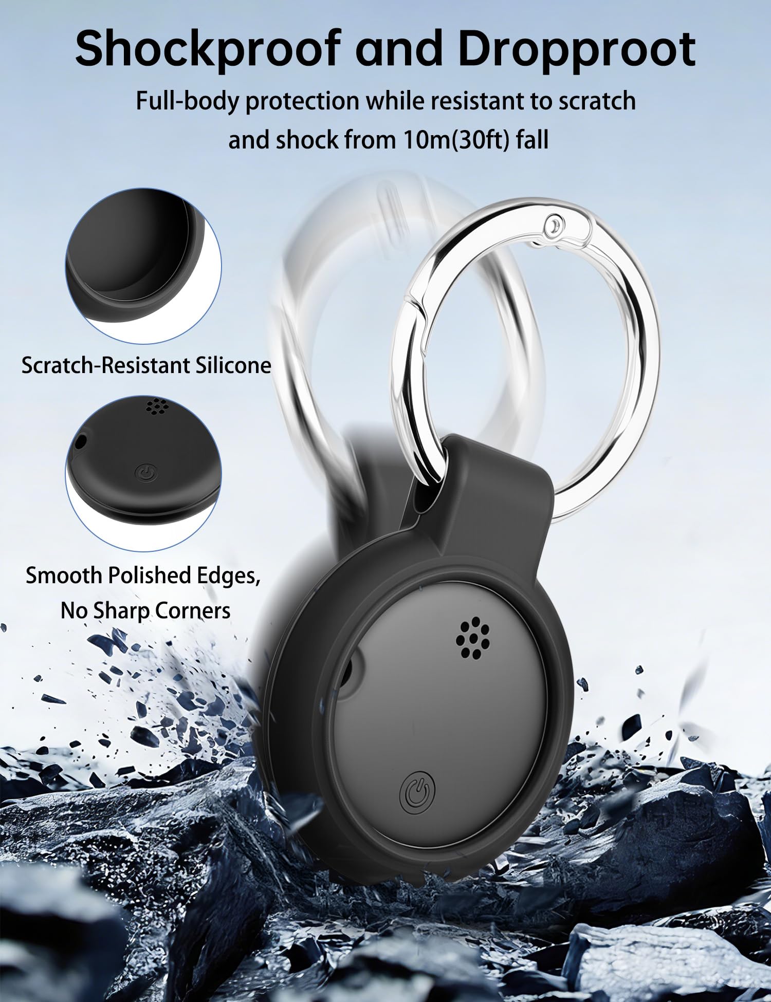 Tag Tracker per Android e iOS, Key Finder Smart Tracker Tag – Confezione da 2