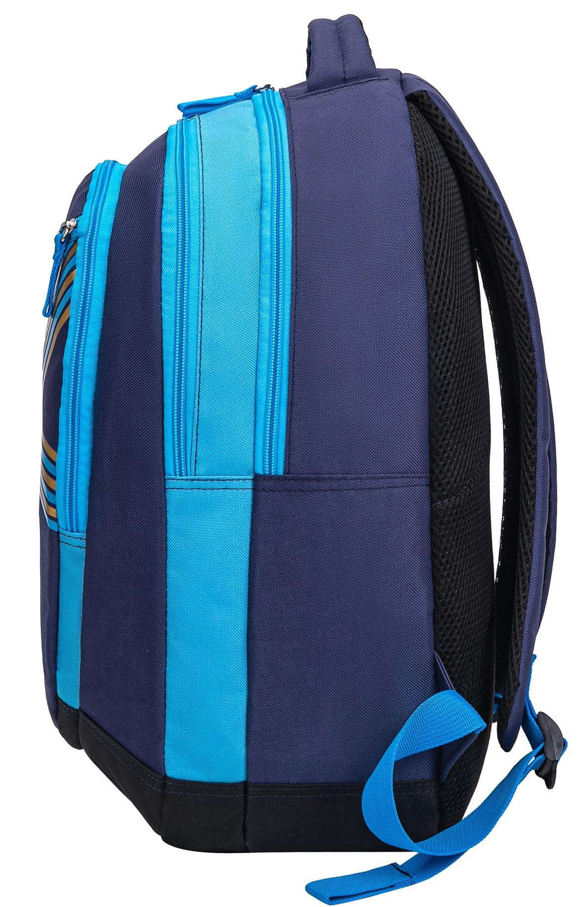 Olympique de Marsella - Mochila escolar con 3 compartimentos para colección oficial – azul, 32 x 45 x 16 cm, poliéster, unisex, Ligue 1, bandolera, mochila, azul, 32 x 45 x 16 cm