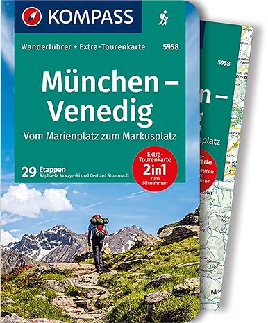 KOMPASS Wanderführer: München - Venedig