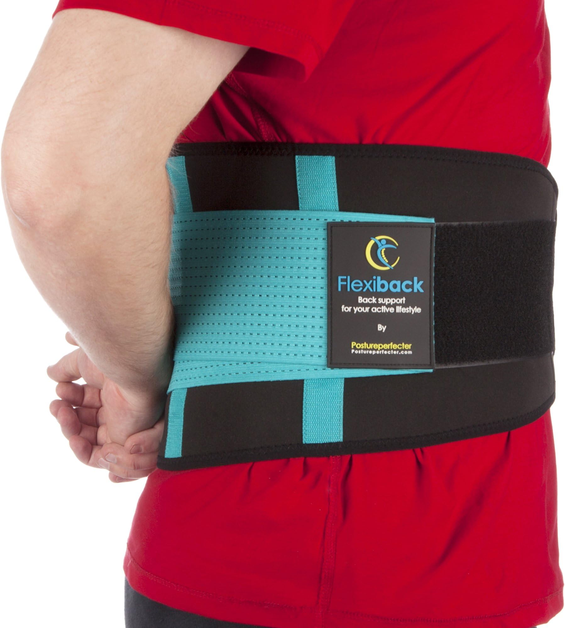 Posture Perfecter Back Brace Support Belt - Helps Relieve Lower Back Pain, Sciatica, Scoliosis Herniated & Slipped Discs