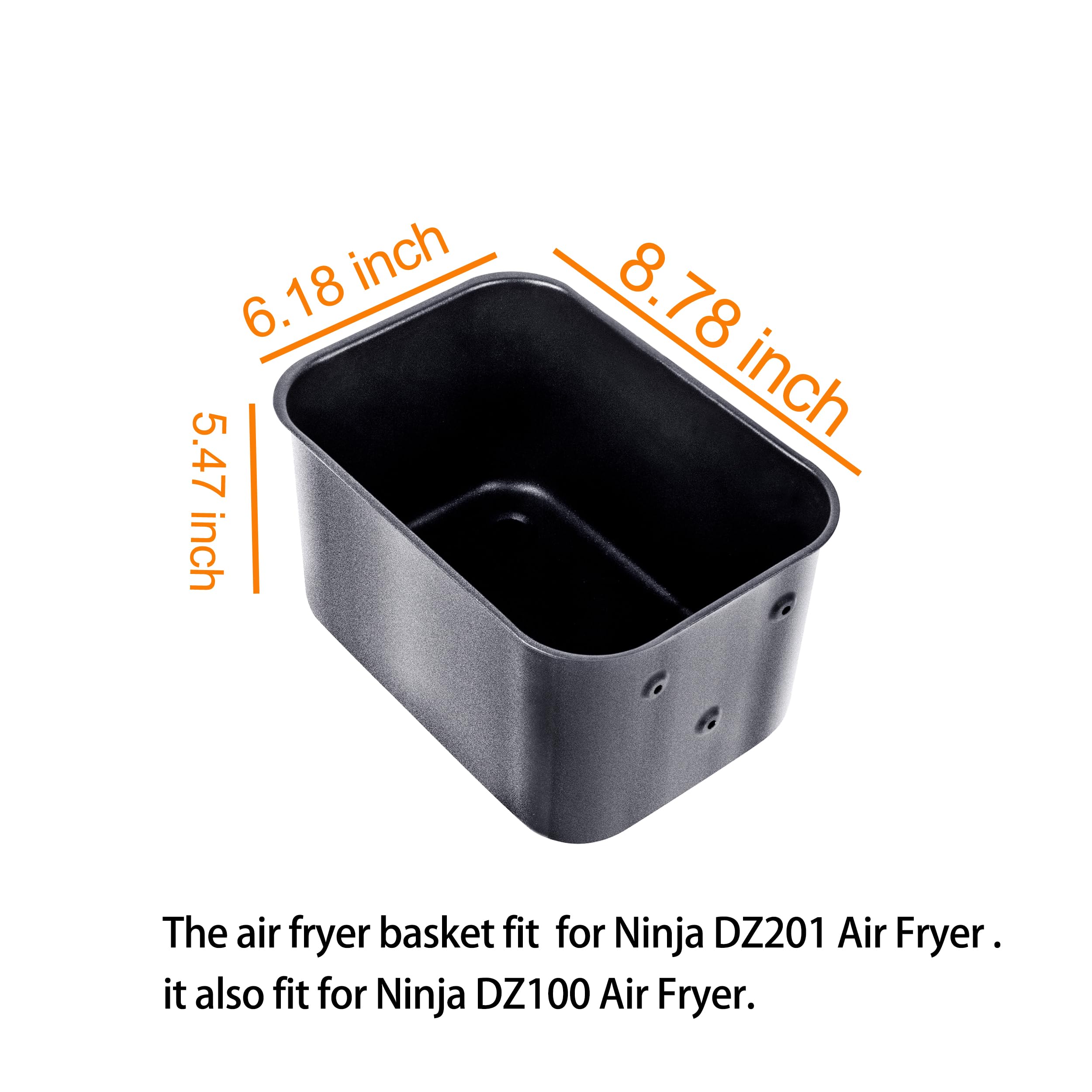 Air Fryer Replacement Basket & Crisper Plate Set for Ninja Foodi