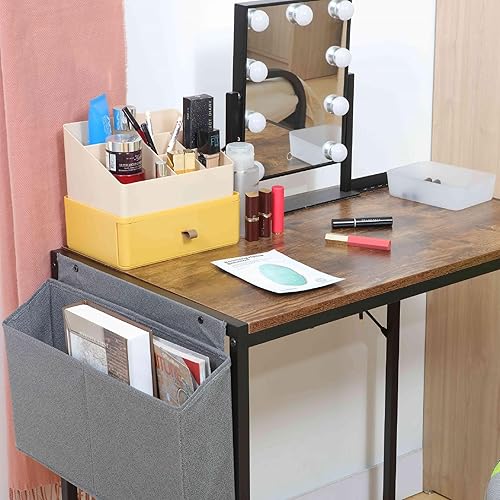 Miniatura 4 de JJS Escritorio pequeño para computadora de estilo simple para espacios pequeños de 31 pulgadas, oficina en casa, moderno, estudiante, portátil, mesa