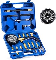 Vista 1 de Kit de prueba de presión de combustible Orion Motor Tech, probador de presión de combustible con manómetro de presión de combustible de 0-140 psi