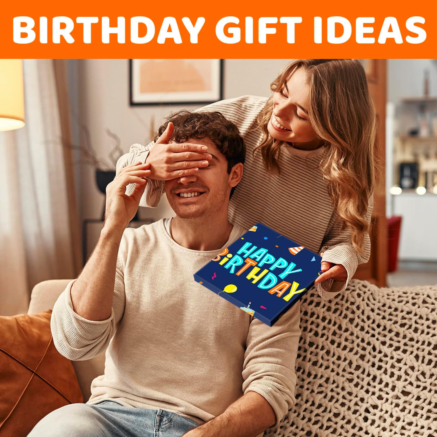 HAPPYPOP Birthday Gifts Men Women - 35 40 55 60 65 70 Year Old Socks Gifts with Greeting Card - Image 5