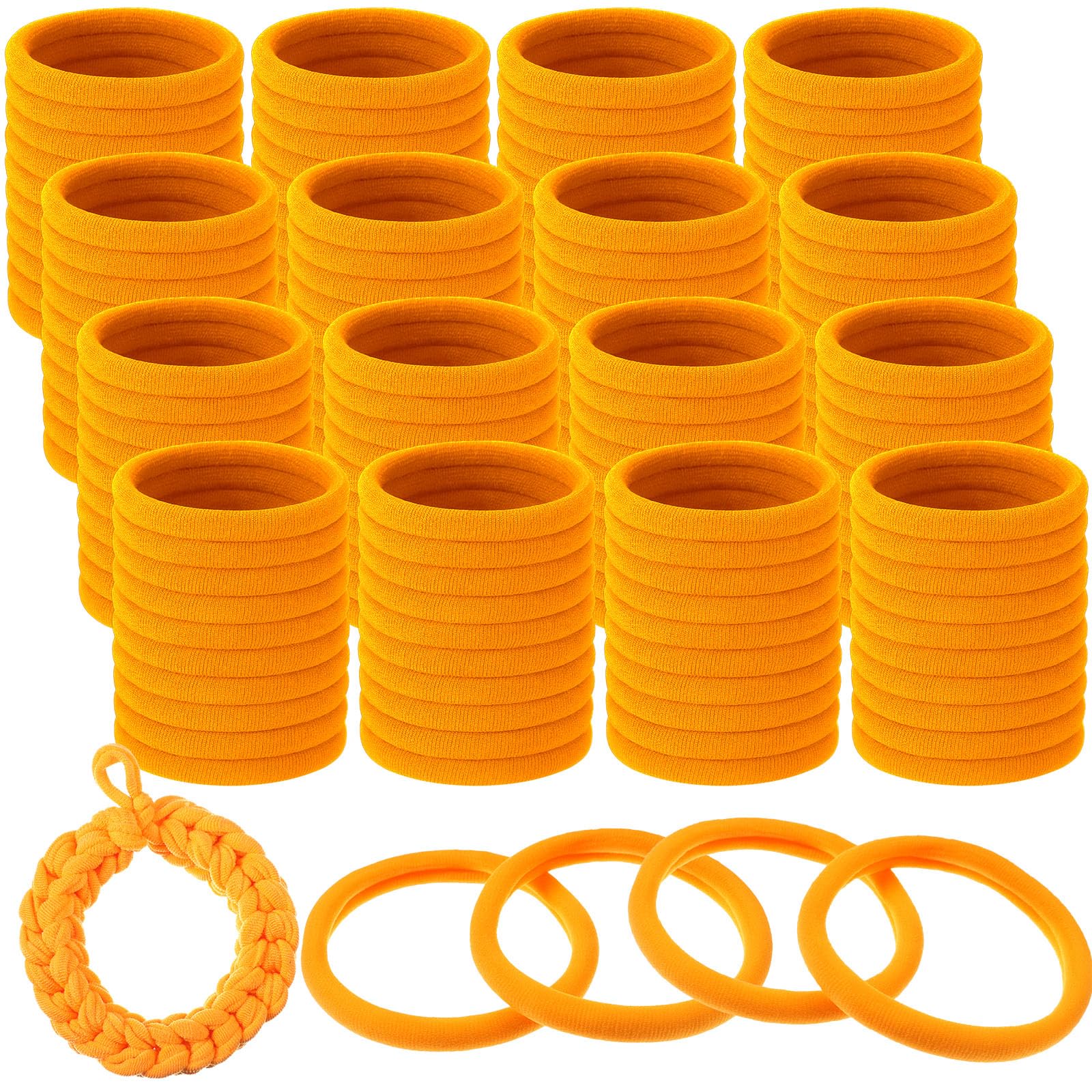 Wesnoy 120 Pcs Weaving Loom Refill Loops for 10'' Potholder Loom,Yellow