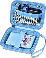 Vista 14 de Funda para cámara digital compatible con VAHOIALD FHD 1080P/ para CAMKORY Digital Point and Shoot/para KODAK PIXPRO FZ45-BK 16MP Vlogging