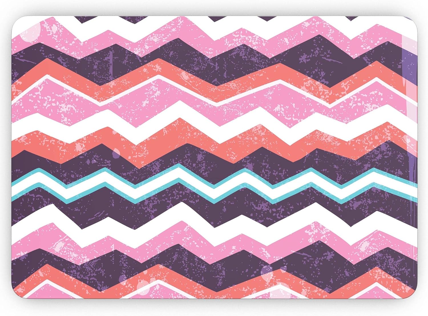 DesignSkinz - Jagged Colorful Chevron - Full-Body Wrap Protective Decal Skin Kit Compatible with MacBook 16" Pro M1 (A2485)