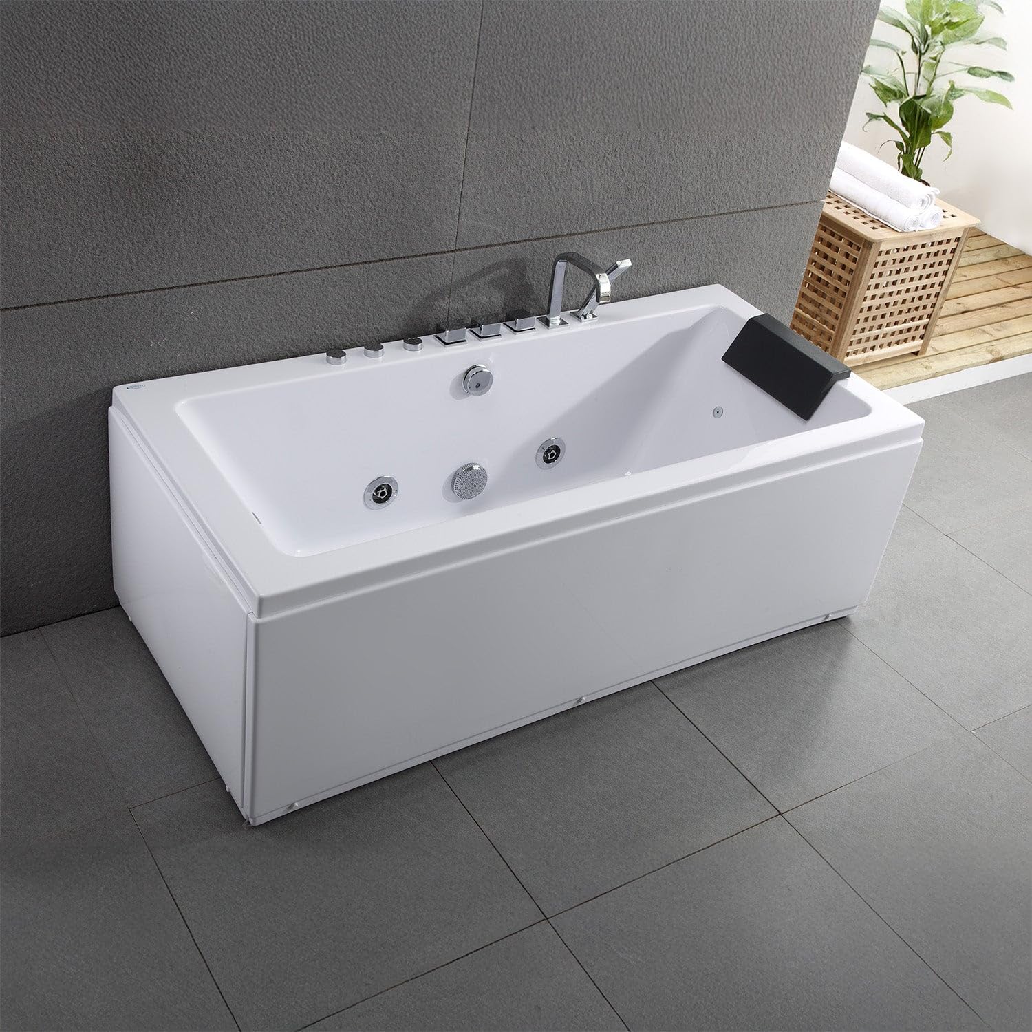 SIKINOS Jets - Vasca per idromassaggio classica L 170 x l 78 cm, by SPALINA