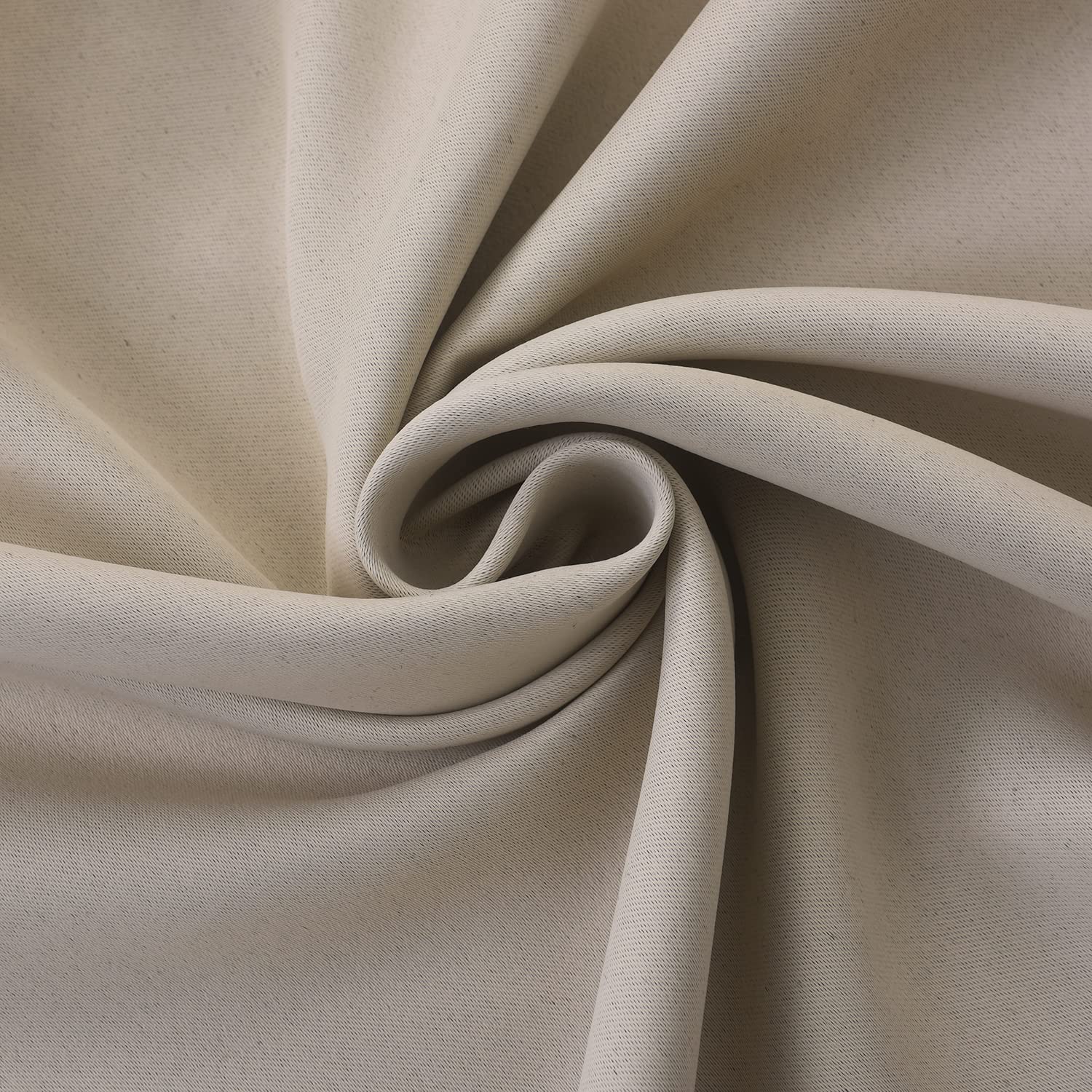 Tende a doppio strato con tulle trasparente ricamato 132 x 243 cm beige GYROHOME