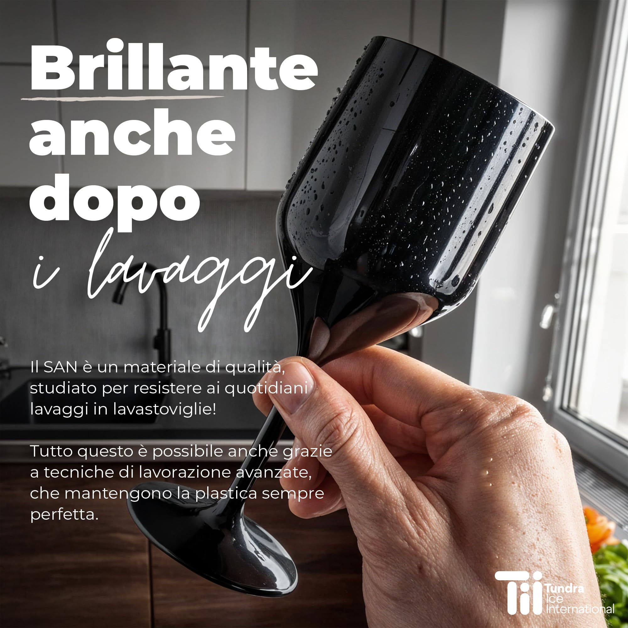 Set 6 Calici In Plastica Tritan Infrangibili - Per Vino E Cocktail 33cl - Foto 6