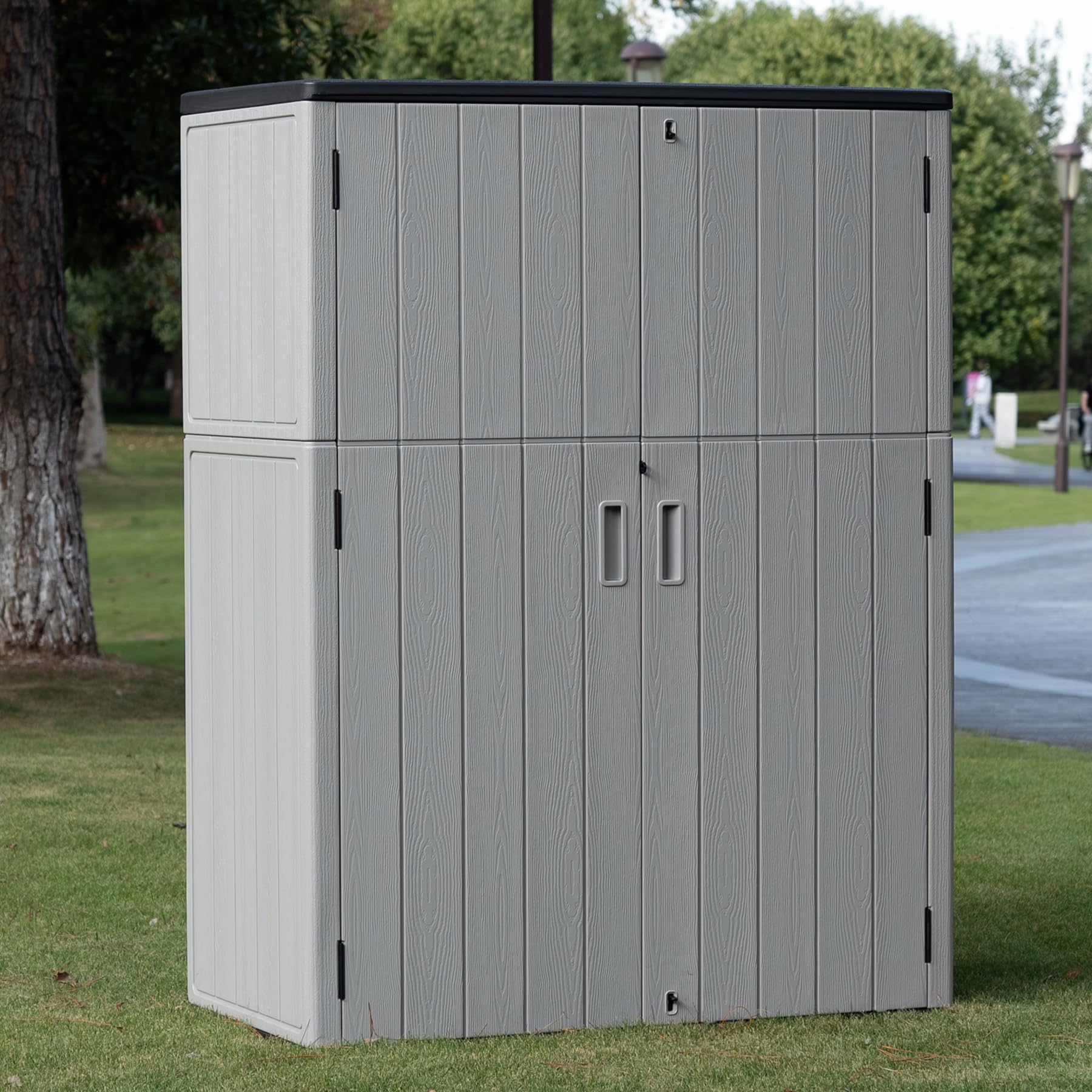 Mrosaa 57 Cu.ft Outdoor Storage Shed