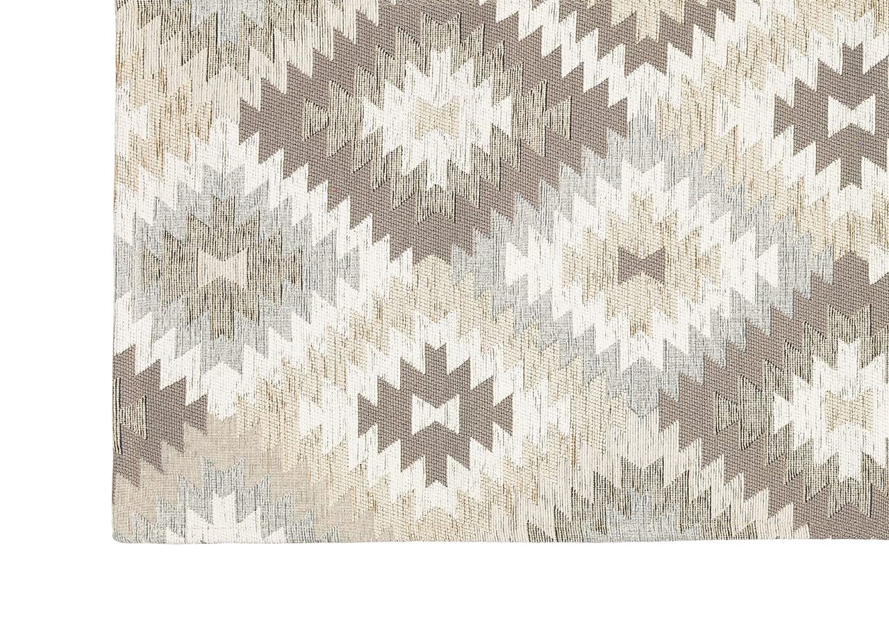 BIANCHERIAWEB By Suardi - Lot de 2 tapis d'ameublement antidérapant pour chambre salon, motif abstrait, géométrique, 65 x 110 cm
