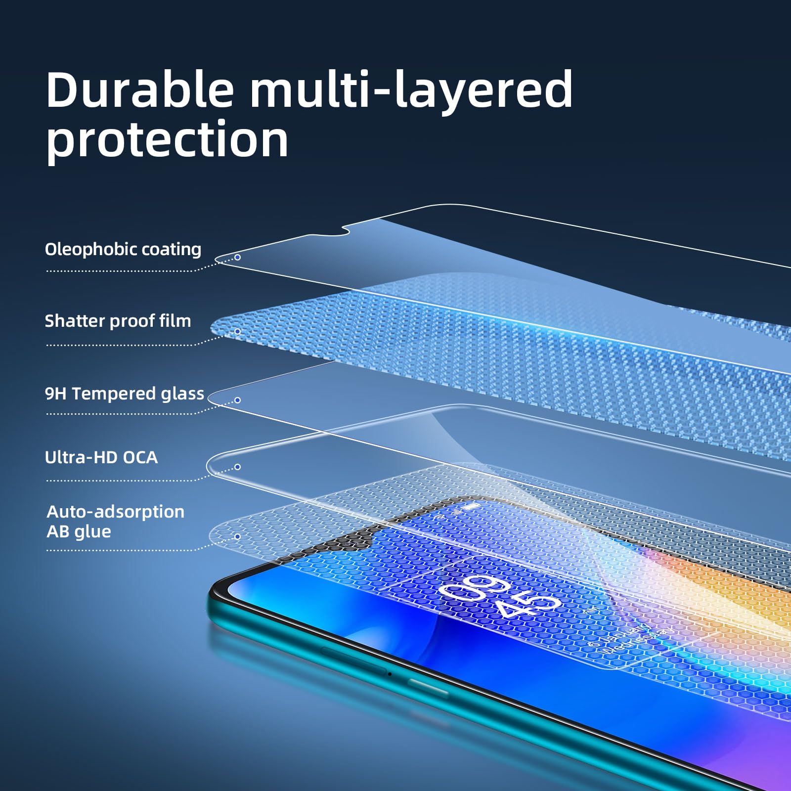 Vetro Temperato 9H per TCL 20L - Protezione Ultra Resistente