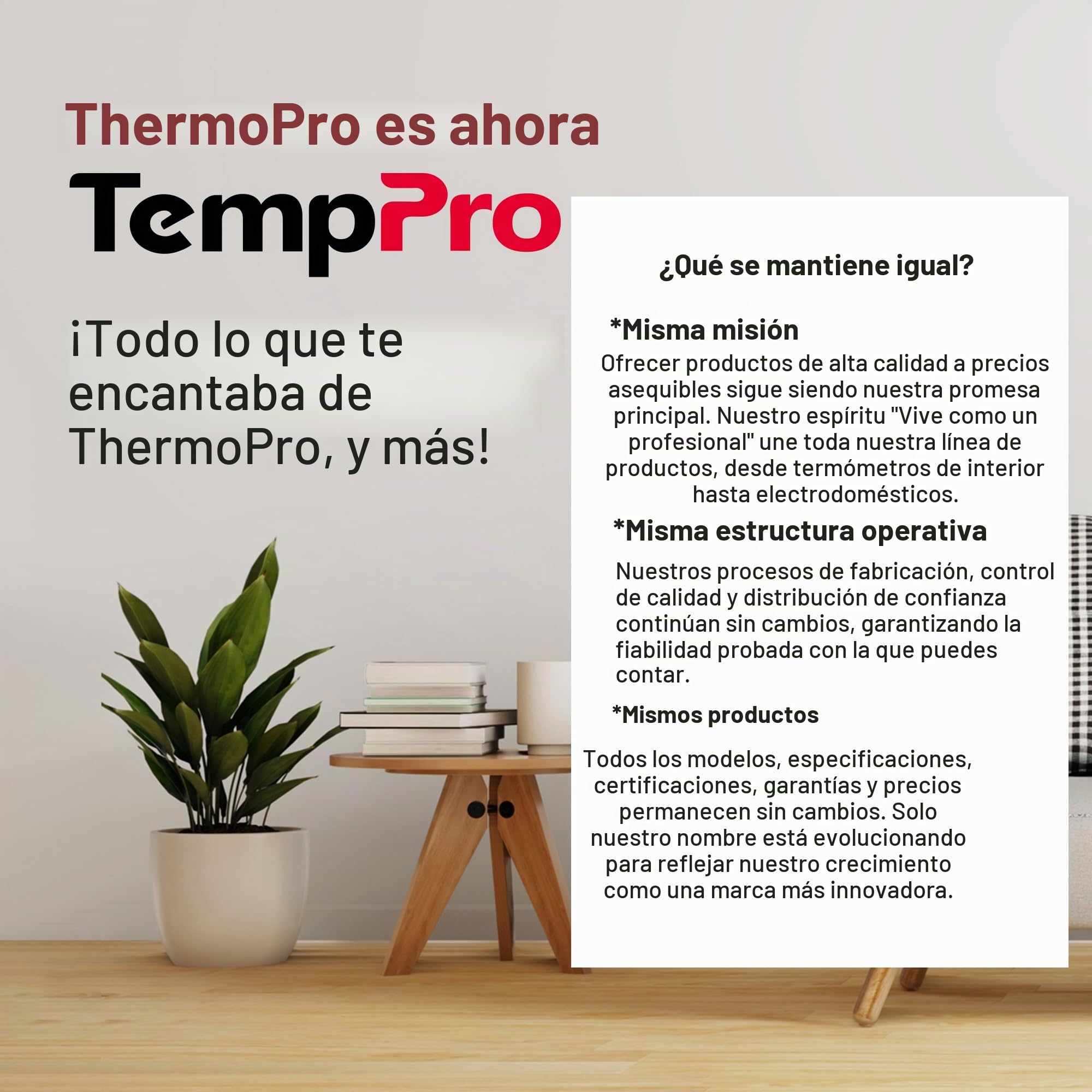 TempPro TP358 Termómetro Higrómetro Inteligente con Bluetooth, 2 Piezas | Termómetro Digital Casa, Pantalla LCD Retroiluminada, Almacenamiento de Datos, Alertas, Hora y Fecha(Anteriormente ThermoPro)