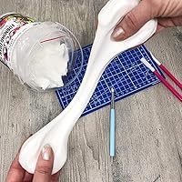 Vista 7 de Pixiss - Espuma de arcilla en espuma (300 g, negro + blanco)