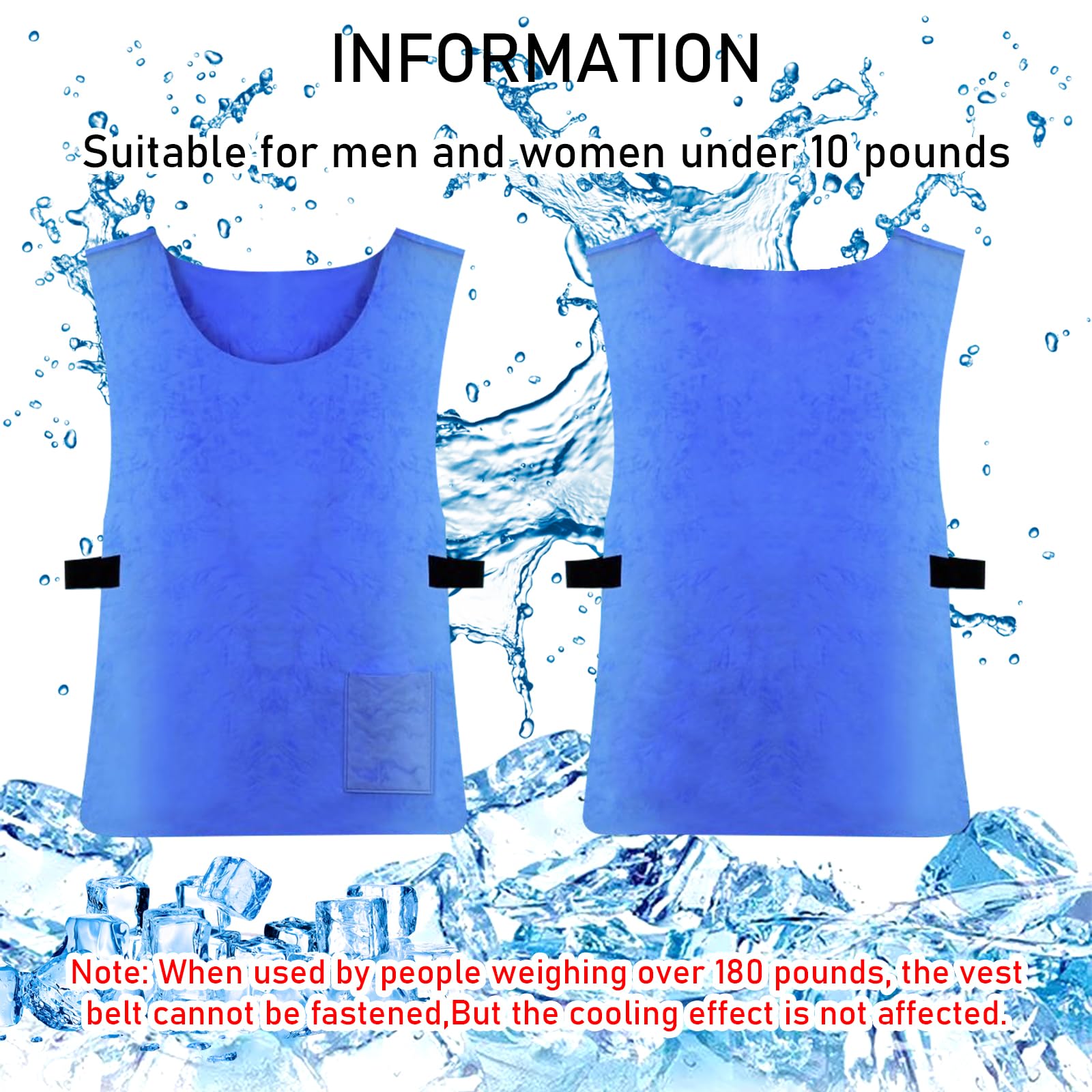 Gilet Rafraîchissant Réutilisable pour Hommes et Femmes, Gilet de Refroidissement Style Cardigan, Gilets Réfrigérant de Sport, Veste Rafraîchissante Homme Femme